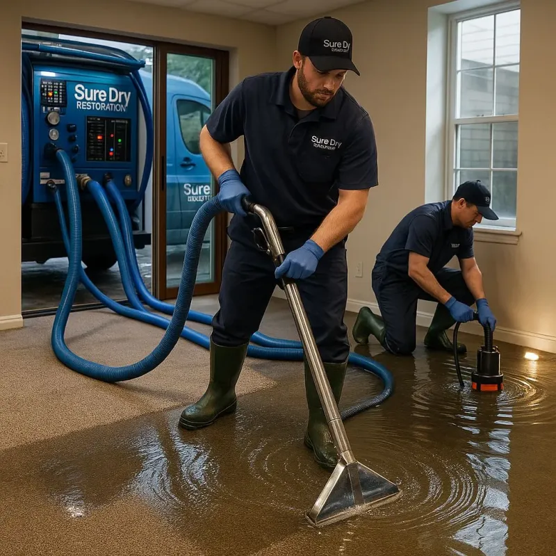 Water Extraction and Removal process in Trenton, TN